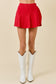 skirt, skort, holiday bottoms, women, christmas bottoms, skort, denim skort