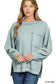 Brushed High Low Sweater