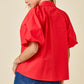 top, holiday top, women's top, button down top