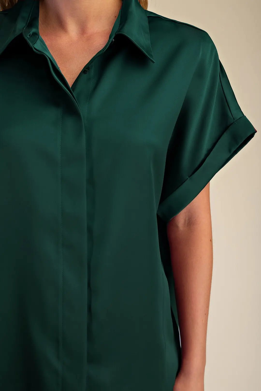 Collar Neck Button Down