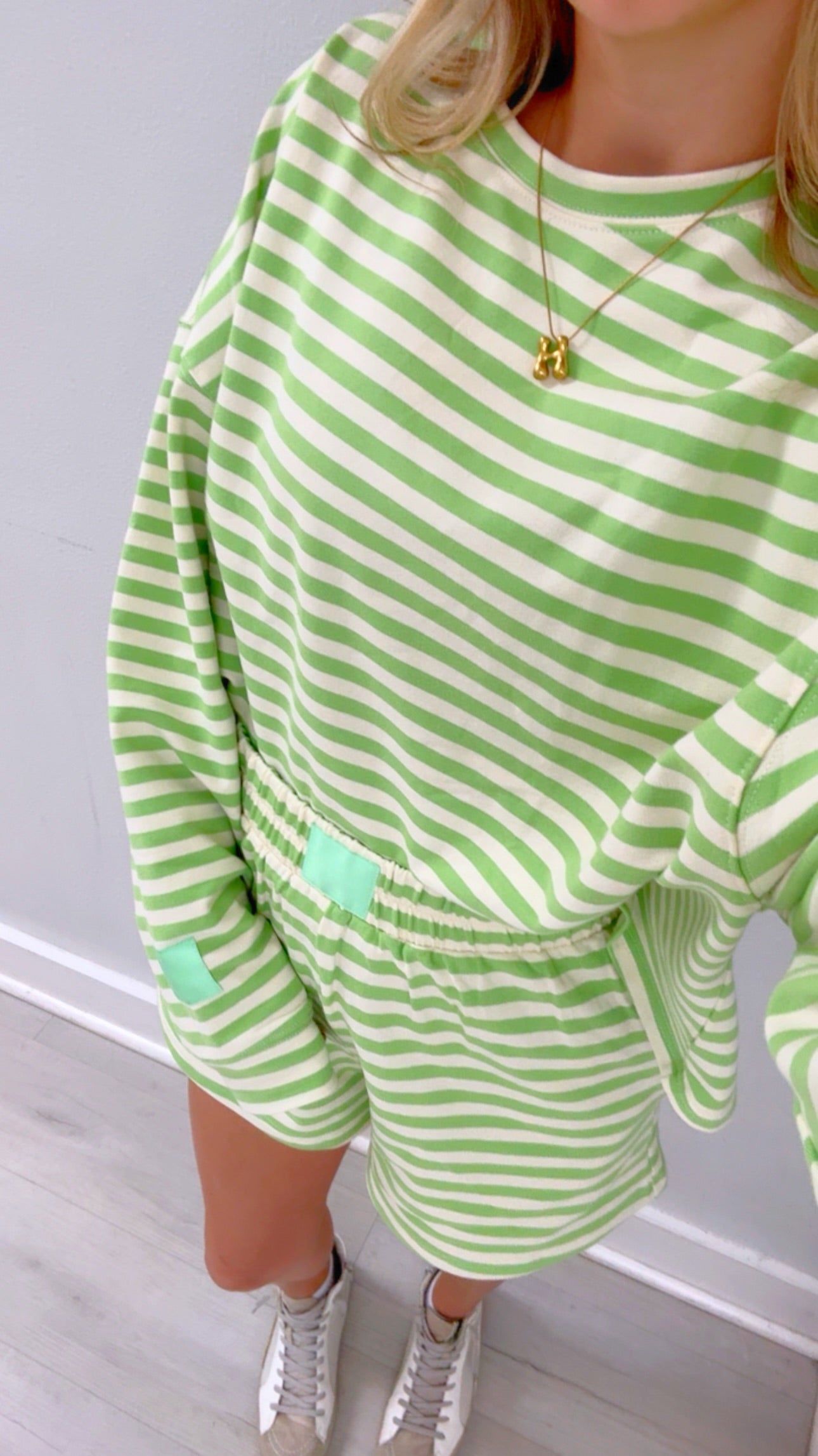 Striped Terry Set
