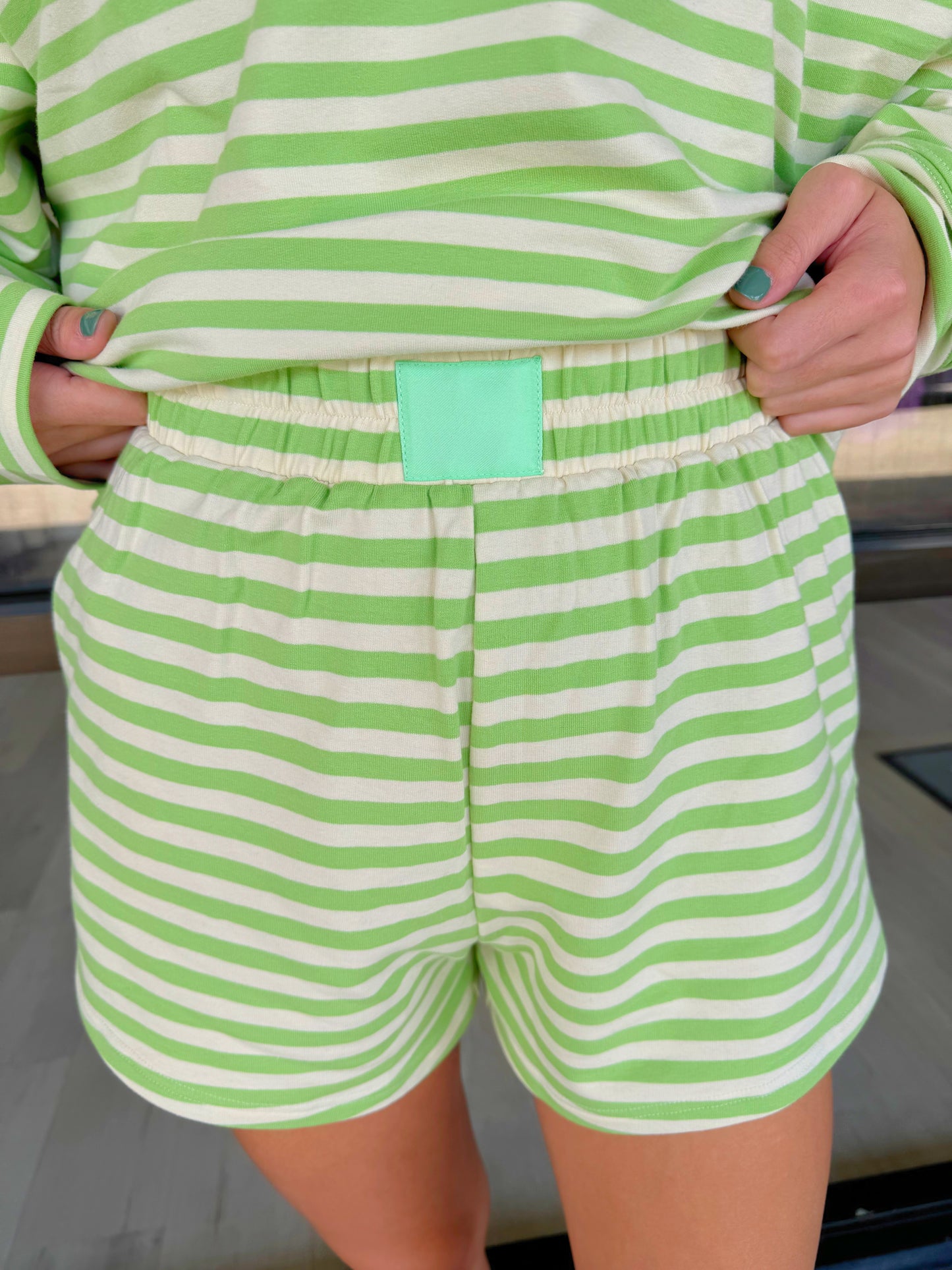 Striped Terry Set