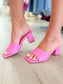 Square Toe Mule Heel