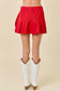 skirt, skort, holiday bottoms, women, christmas bottoms, skort, denim skort